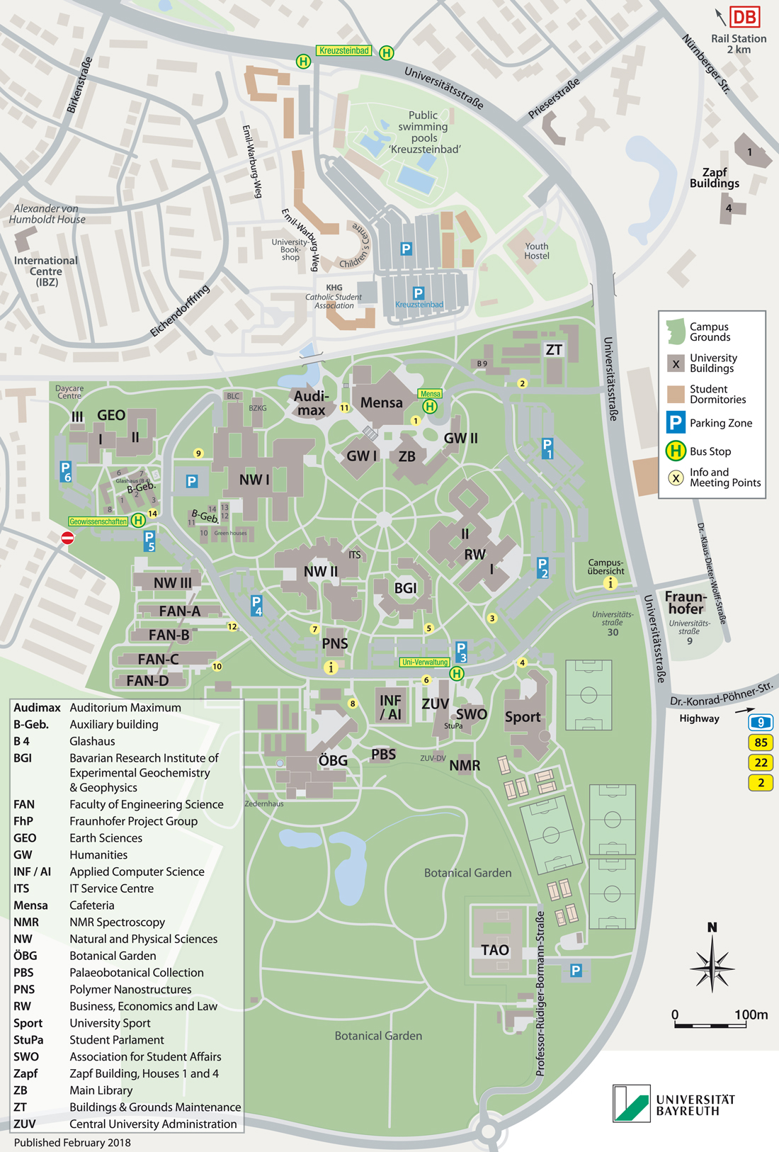 Widener University Campus Map
